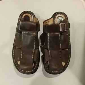 Mens leather sandels
